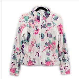 Lululemon Athletica Floral Jacket - Pink, Purple, Green